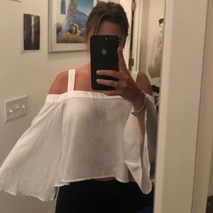 formal white silk shirt